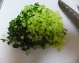 かぶの葉入りそぼろ丼作り方2写真