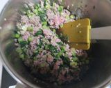 かぶの葉入りそぼろ丼作り方3写真