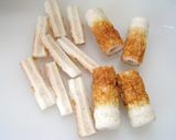 ◆れんこんとちくわの醤油マヨ炒め◆作り方1写真