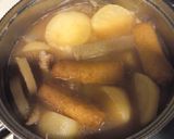 残り出汁まで美味しい♥味噌生姜おでん作り方4写真
