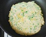 エコレシピ！ネギ味噌のキムチマヨチヂミ♪作り方6写真
