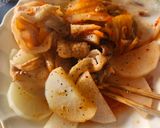 簡単レンジで豚キムチ大根♪夏の煮物♪昼食夕食弁当作り方1写真