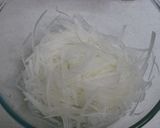 大根と帆立貝柱缶のサラダ作り方1写真