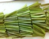 さつまいもの茎のきんぴら作り方3写真