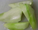 はやとうりの浅漬け&炒め物♪作り方3写真