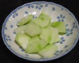 はやとうりの浅漬け&炒め物♪作り方6写真