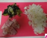 野沢菜チャーハン★作り方2写真