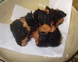 もちシャキ★海老入り蓮根餅の磯辺揚げ作り方7写真