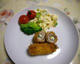 豚の梅しそ巻きフライ作り方5写真