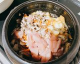 鶏肉ときのこの炊き込みご飯土鍋ver.作り方4写真