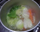 離乳食8か月頃～わかめと卵のスープ作り方1写真