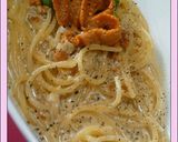 ★激ｳﾏ★生ｳﾆのｸﾘｰﾑﾊﾟｽﾀ作り方9写真