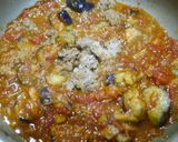 簡単!焼きナスのツナミートパスタ作り方3写真