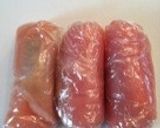 犬ごはん＊ヘルシーささみロール作り方2写真