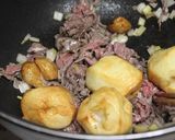 ジャガイモと牛肉のスタミナ煮物　作り方3写真
