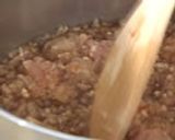 たっぷりきのことくるみの炊き込みごはん作り方4写真