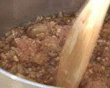 たっぷりきのことくるみの炊き込みごはん作り方4写真