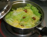 簡単♪白菜とツナの豆乳スープ作り方1写真