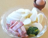 じゃが芋野菜ベーコンのドイツ風オムレツ作り方1写真