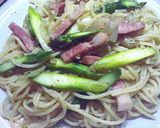 風味と食感！アンチョビとアスパラのパスタ作り方7写真