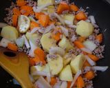 コロコロ野菜＆ひき肉カレー☆作り方4写真