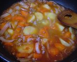 コロコロ野菜＆ひき肉カレー☆作り方5写真