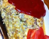 簡単で美味しい！ミンチと玉ねぎのオムレツ作り方15写真