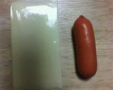 赤ウインナーDEクレヨン♪作り方1写真