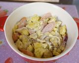 ✿とろとろ半熟卵の♡シーザーポテト焼き✿作り方5写真