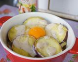 ✿とろとろ半熟卵の♡シーザーポテト焼き✿作り方6写真