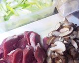 牛バラと高野豆腐ネギのオイスターソース煮作り方1写真