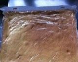 秋味＊栗入りカボチャのモンブランロール♪作り方6写真
