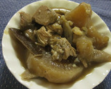 おでん（煮物）の残りで中華おこわ作り方3写真