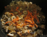 おでん（煮物）の残りで中華おこわ作り方5写真