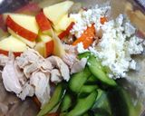 鶏と野菜のシーザー風味サラダ作り方8写真