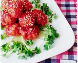 肉だんごnoケチャ炒め～中華風作り方6写真