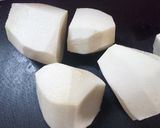 里芋のそぼろ煮ころがし作り方2写真