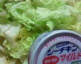 白菜とツナの炒め煮作り方1写真