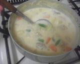 鶏肉とカブのクリームシチュー味噌風味♪作り方12写真