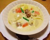 鶏肉とカブのクリームシチュー味噌風味♪作り方13写真