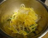 ゆで野菜とたくあんのおかか醤油和え作り方3写真