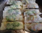 牡蠣・味噌・チーズの簡単♡餃子風包み焼き作り方4写真