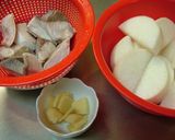 圧力鍋で早うま♪ぶり大根作り方1写真
