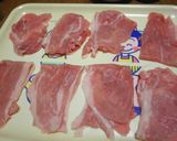 豚こまでサルティンボッカ作り方1写真