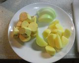 さつま芋とじゃが芋のクリープ煮作り方1写真