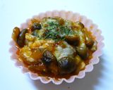 お弁当♪簡単☆きのこミートソースグラタン作り方4写真