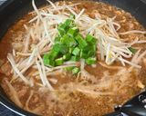 胡麻とピーナッツ香る！濃厚豚もやしつけ麺作り方5写真