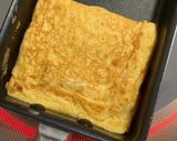 卵１個で四角いオムレツ ホットサンド用作り方4写真
