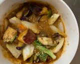 根菜茄子白菜ウスター棒棒鶏味温野菜サラダ作り方18写真