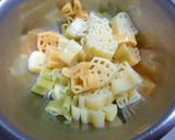 パスタと野菜のコロコロサラダ シーザー風作り方5写真